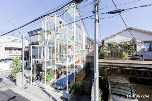 A Completely Transparent House