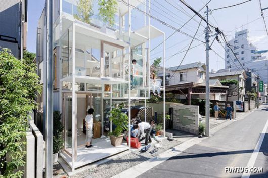 A Completely Transparent House