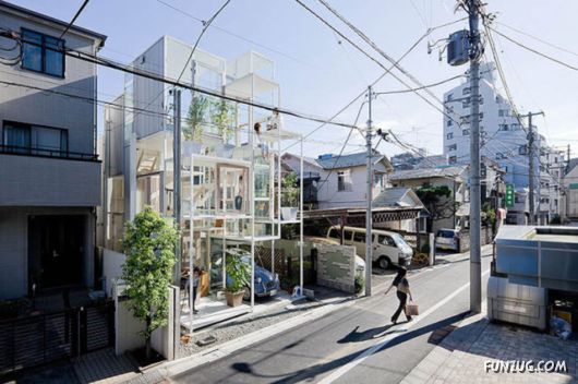A Completely Transparent House
