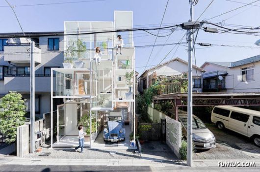 A Completely Transparent House