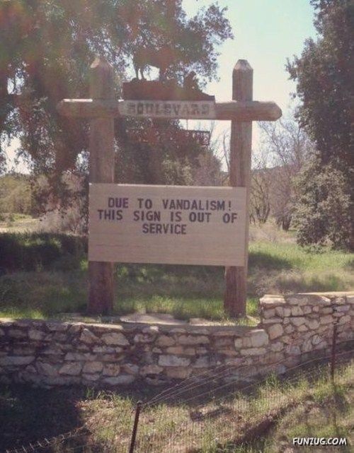 A Collection Of Funny Sign Boards