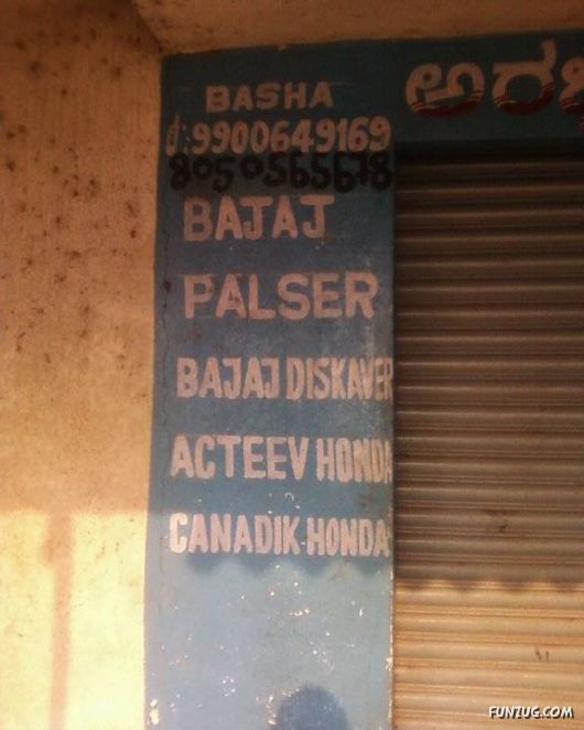 Just For Fun Pictures From India