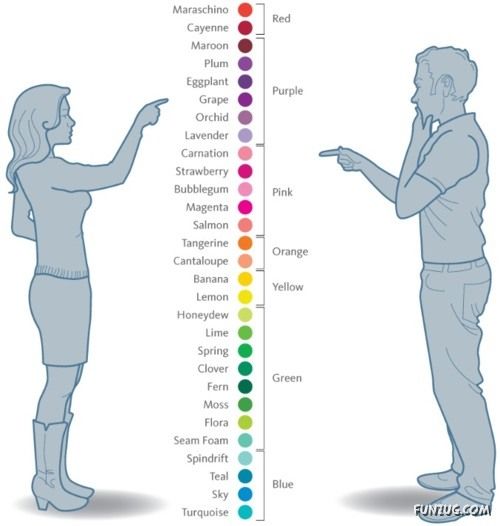 How Women And Men See Colors
