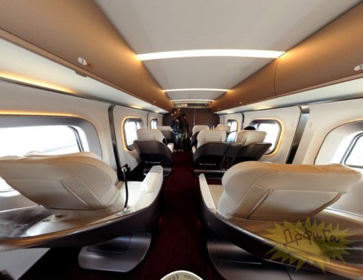 Luxurious Japanese Superfast Train