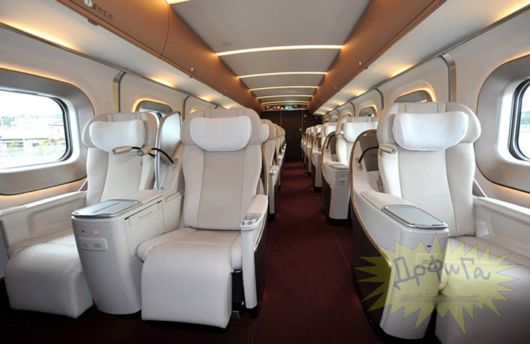 Luxurious Japanese Superfast Train