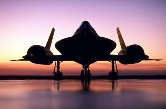 The SR 71 Black Bird Air Force Planes