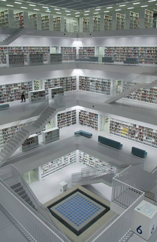 A Look Inside Stuttgart City Library