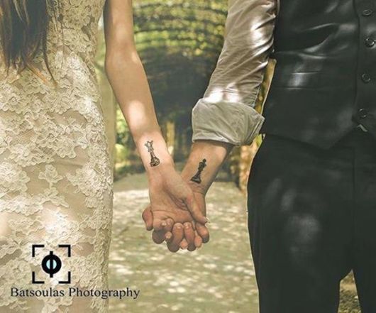 Brave Couples Who Chose Matching Wedding Tattoos