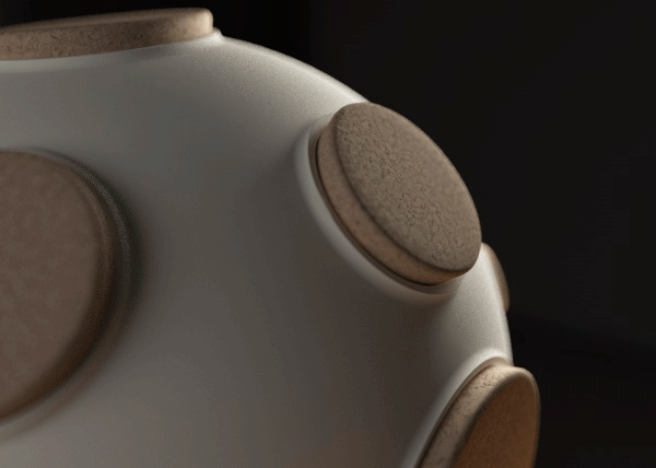 A Desk Lamp Inspired By The Moon