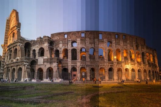 Time-Slice Photography Of Different Places