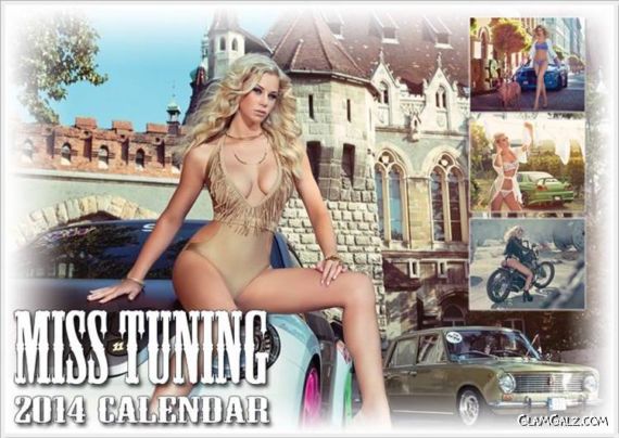 Click to Enlarge - Miss Tuning 2014 Calendar