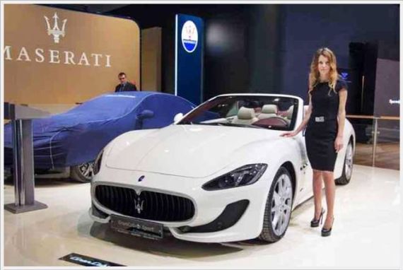 Auto Show Galz In Moscow