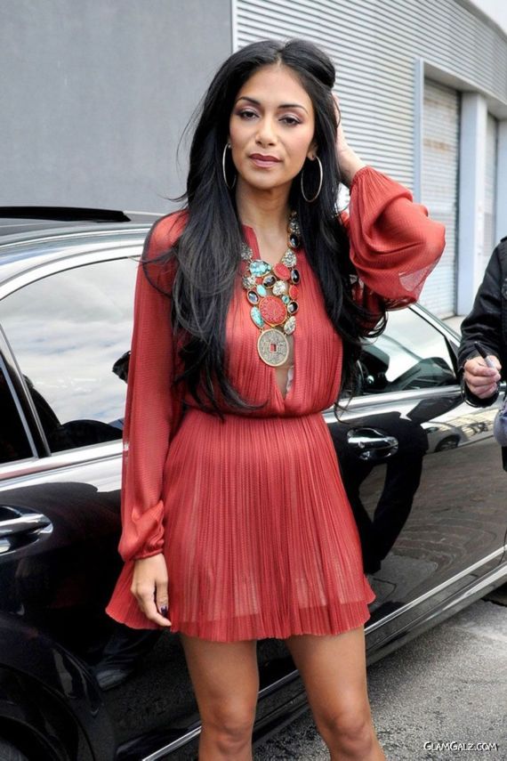 Nicole Scherzinger At X-Factor Auditions