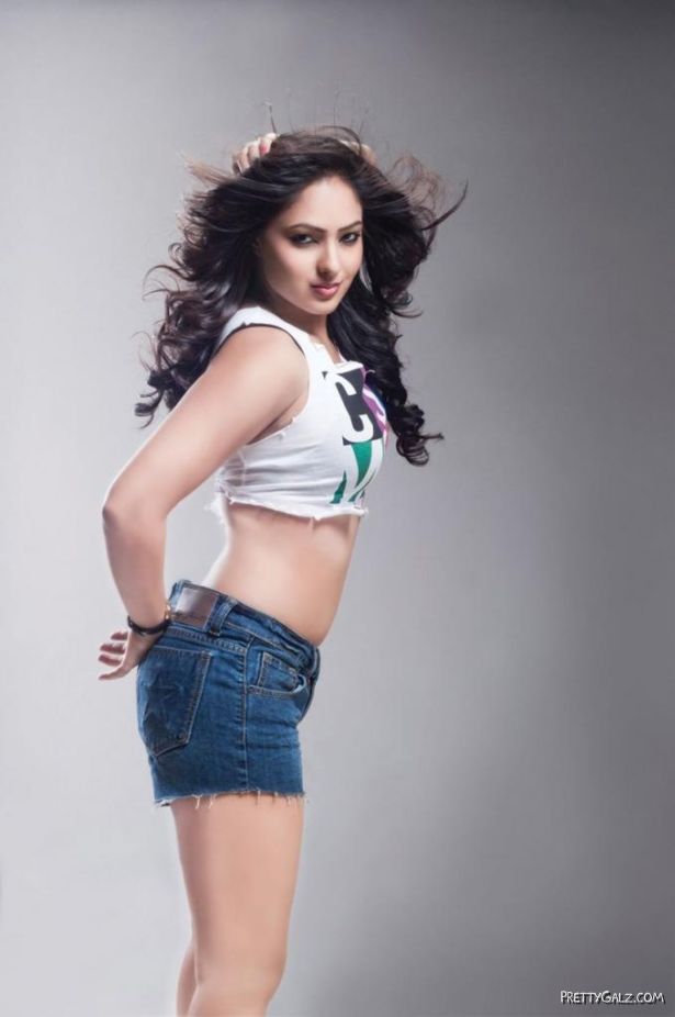 Nikesha Patel Posing For Cinema Spice Magazine