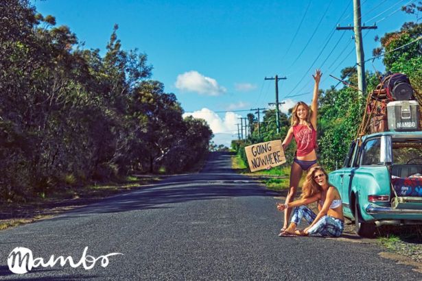 Nina Agdal For Mambo Swimwear Shoot