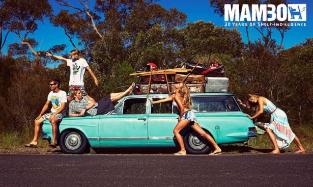 Nina Agdal For Mambo Swimwear Shoot