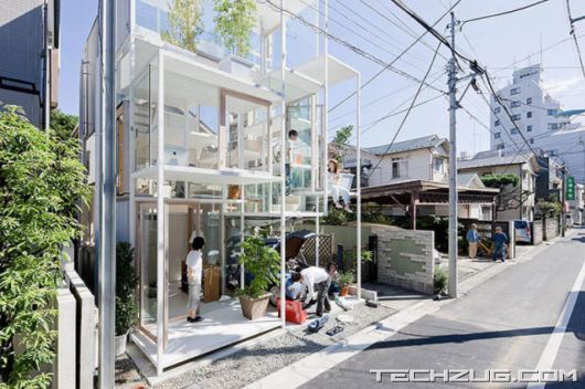 A Completely Transparent House