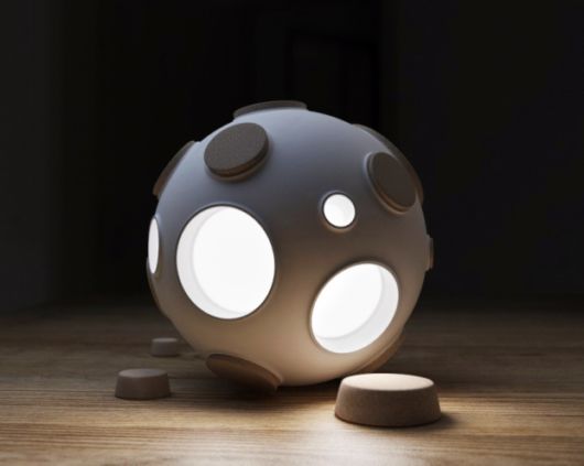 A Desk Lamp Inspired By The Moon