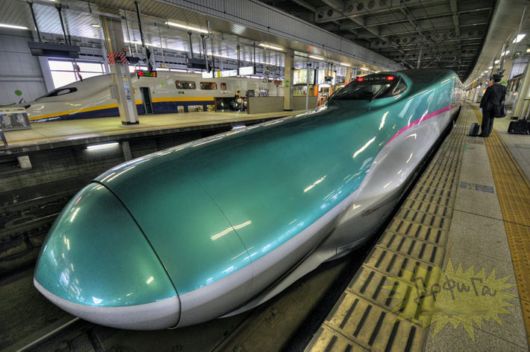 Luxurious Japanese Superfast Train